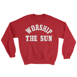 Worship the Sun Sweater - Red
